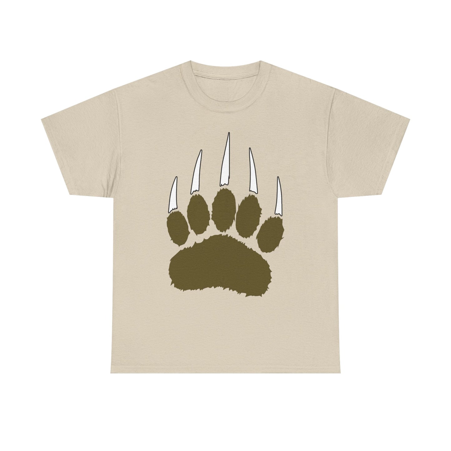 Bear Paw. Heavy Cotton T-Shirt