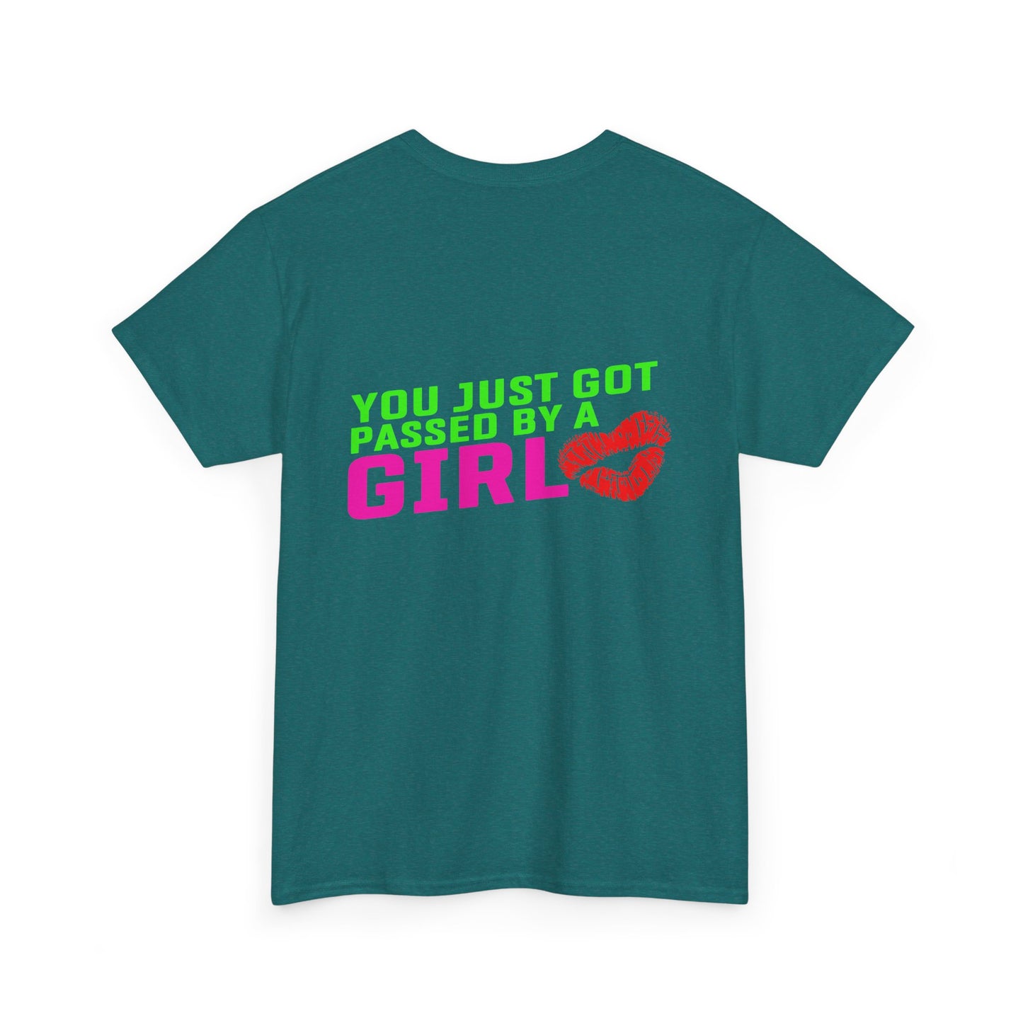 You just got passed by a Girl, Rad Moto Bunny, Heavy Cotton T-Shirt