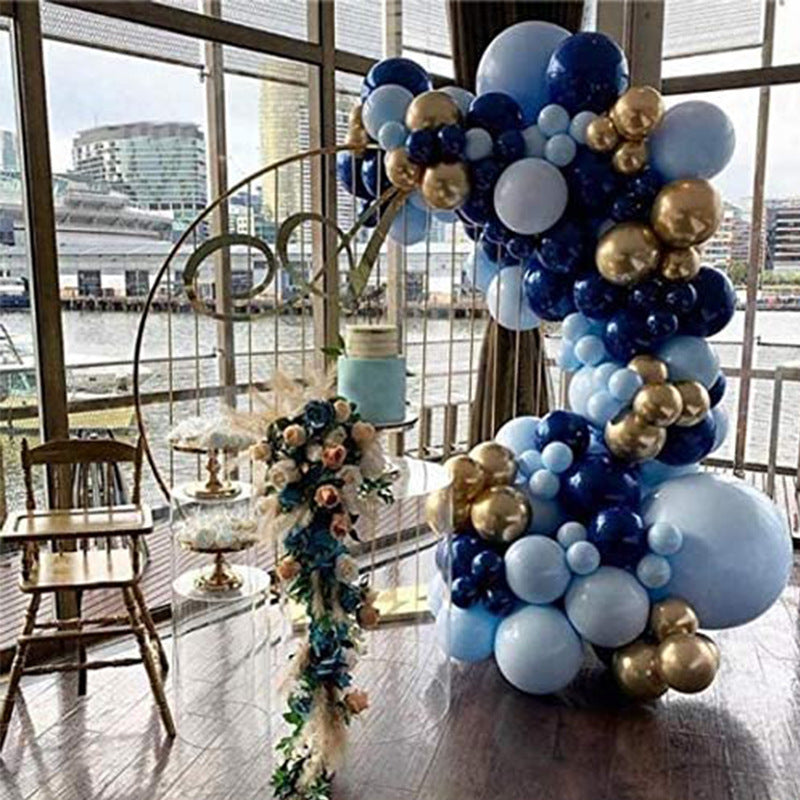 Blue Arch Bridge Balloon Party Decoration