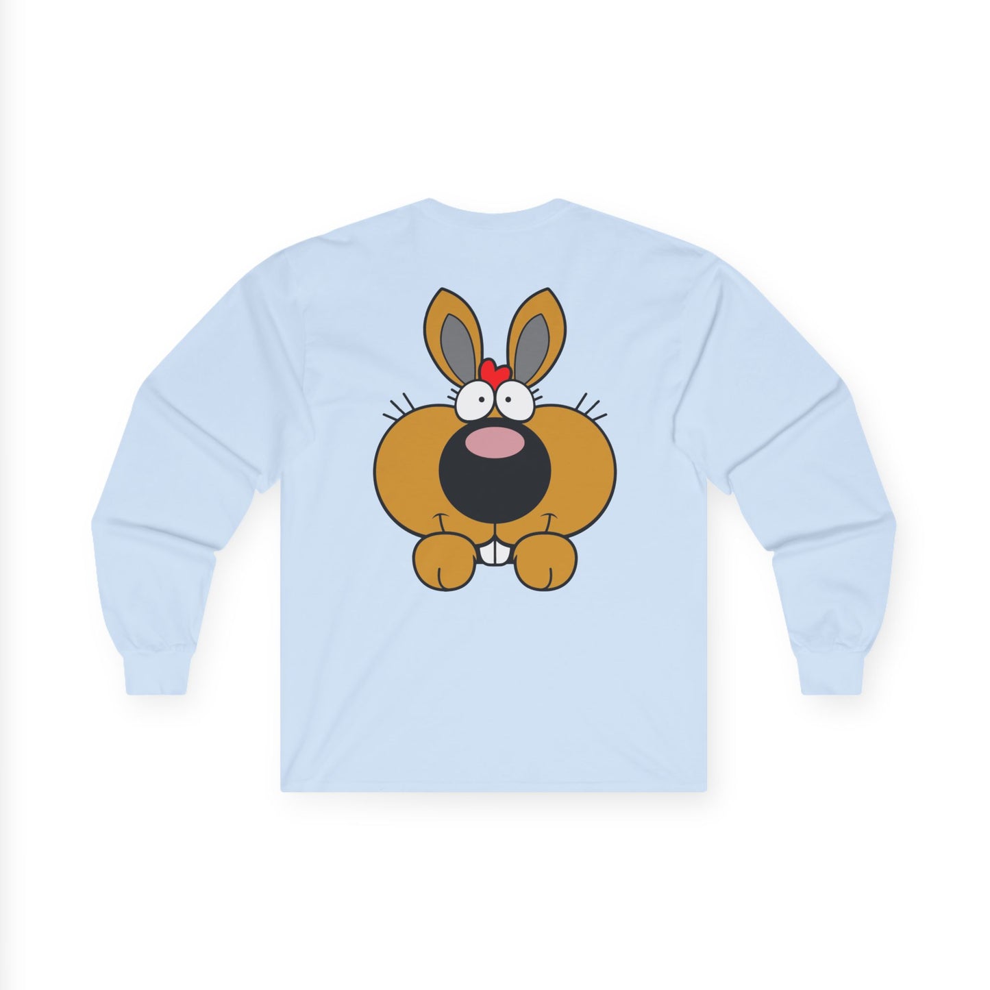 Love Bunny, Rad Moto Bunny, Unisex Long Sleeve Tee - Bold Graphic T-Shirt for Motorcycle Enthusiasts