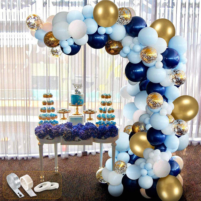 Blue Arch Bridge Balloon Party Decoration