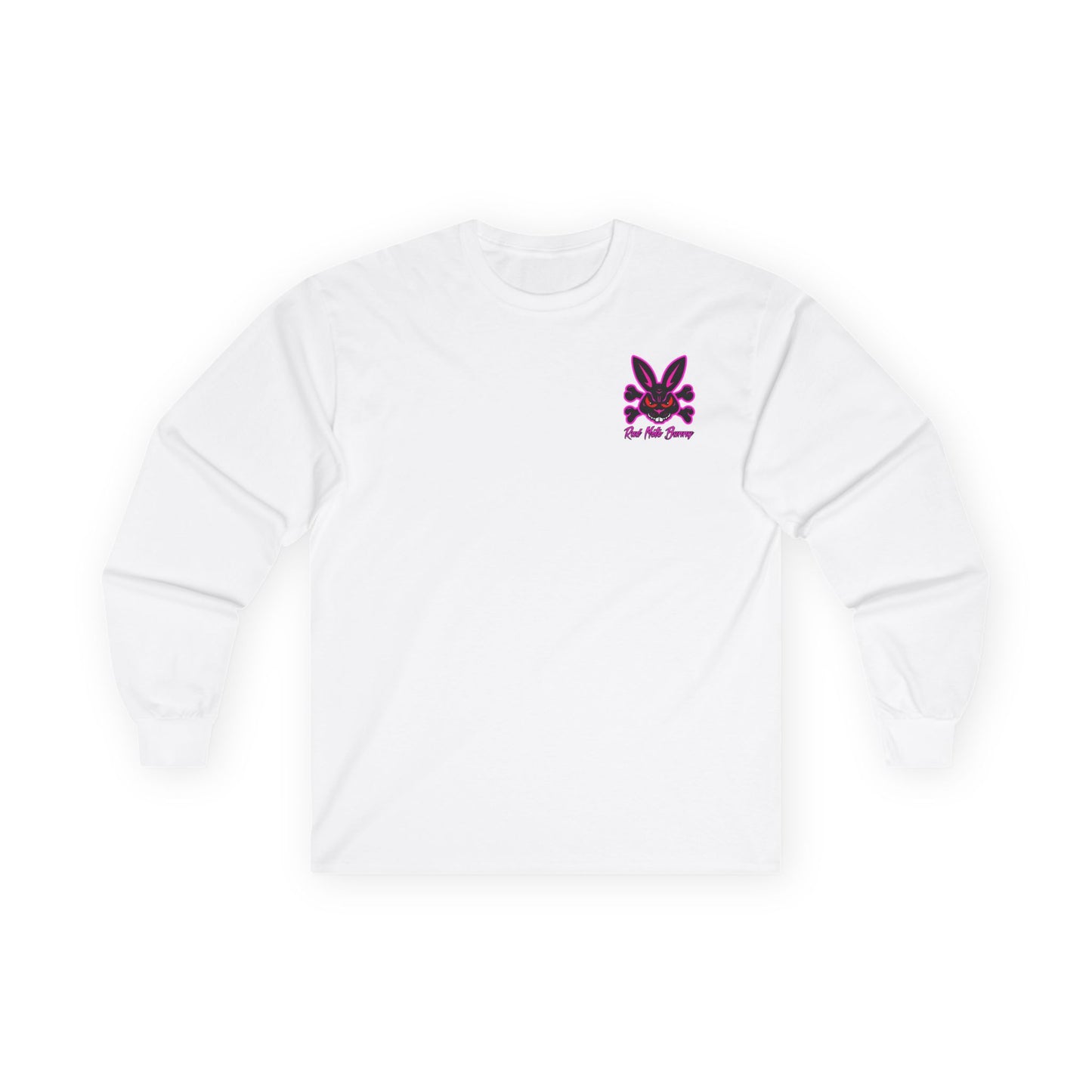 Alien Bunny, Rad Moto Bunny, Unisex Long Sleeve Tee - Bold Graphic T-Shirt for Motorcycle Enthusiasts