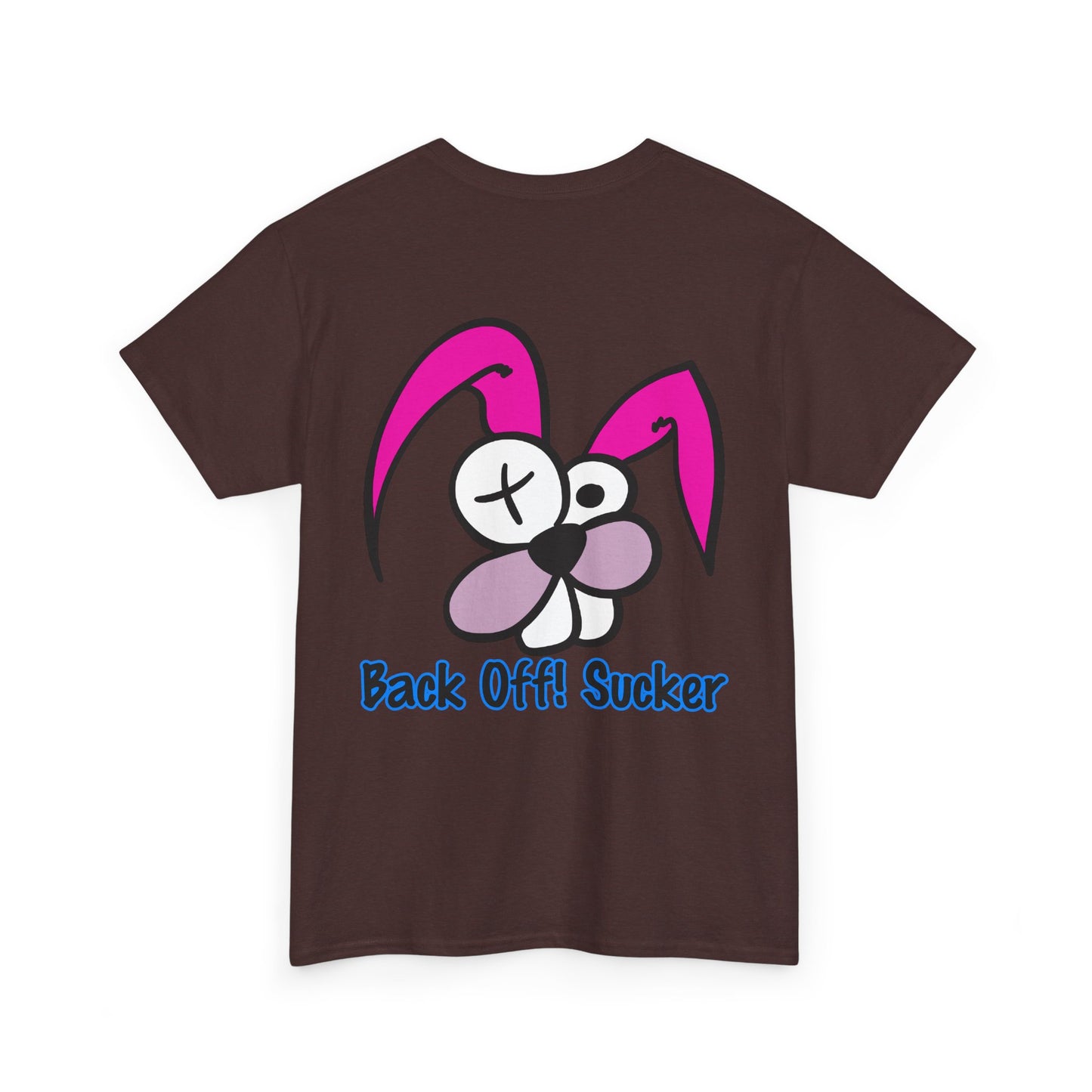 Back Off Sucker Bunny, Rad Moto Bunny, Heavy Cotton T-Shirt