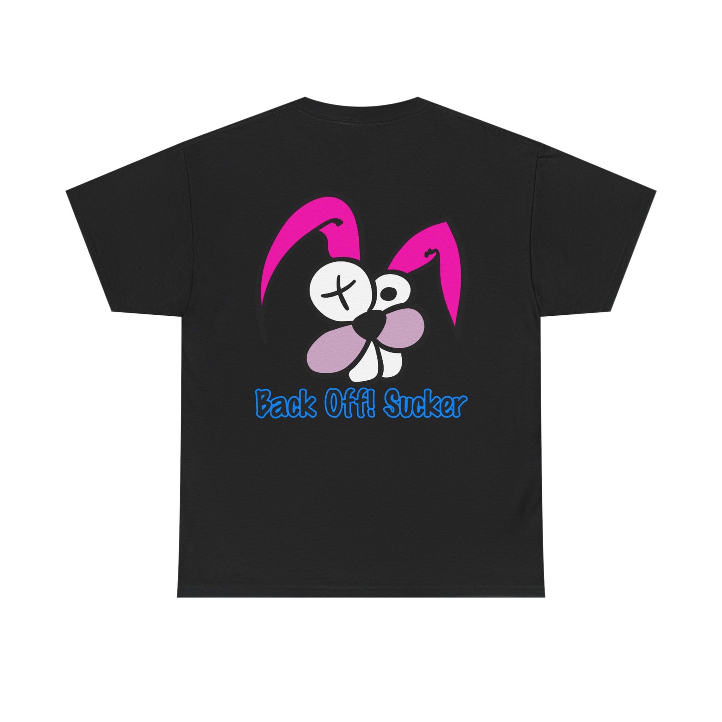 Back Off Sucker Bunny, Rad Moto Bunny, Heavy Cotton T-Shirt
