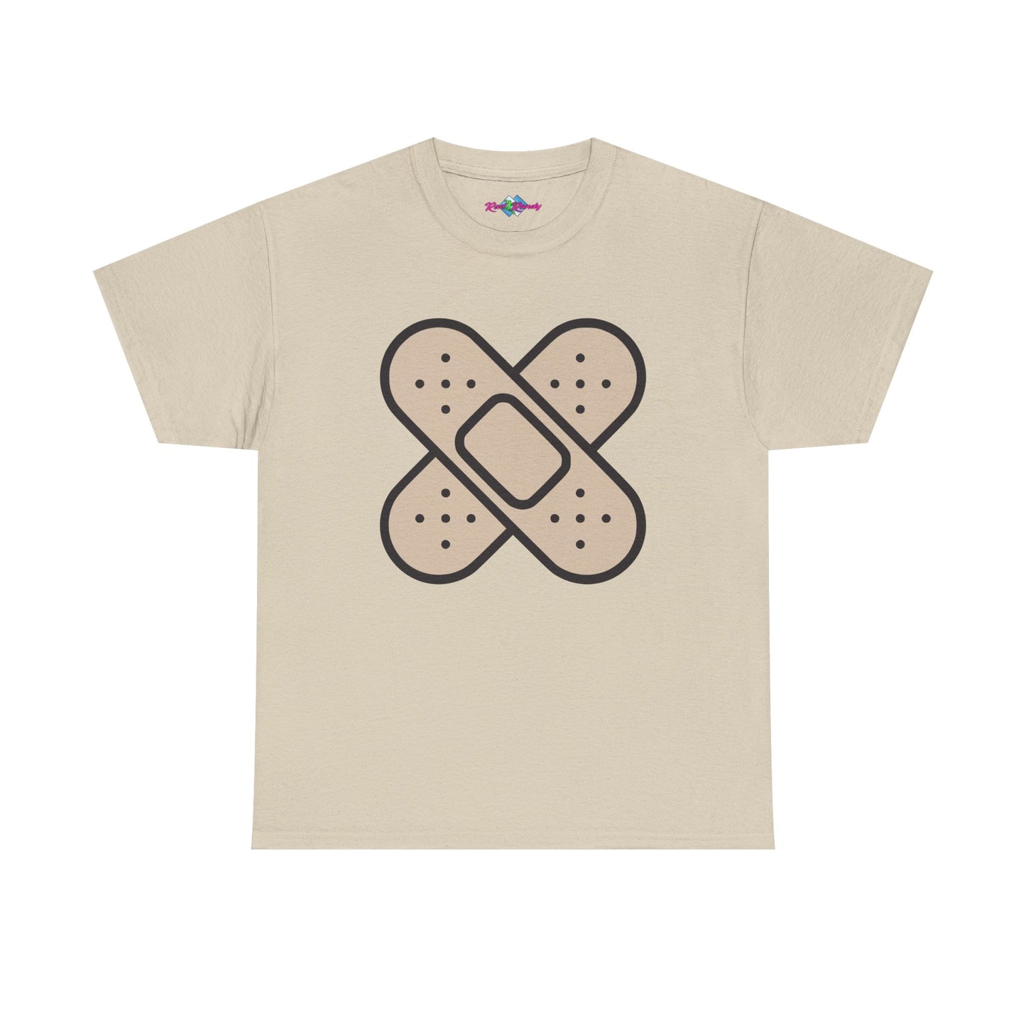 Band Aids. Heavy Cotton T-Shirt