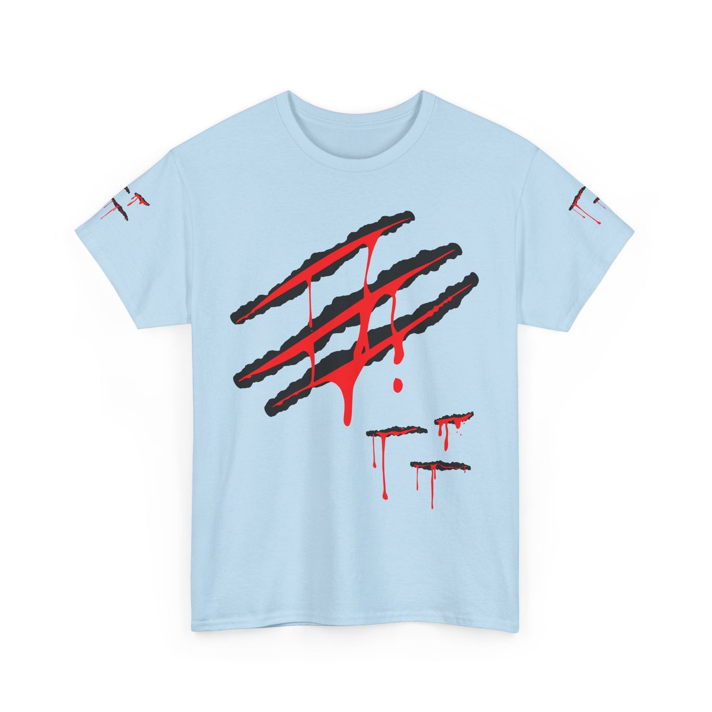 Bloody Scratches. Heavy Cotton T-Shirt
