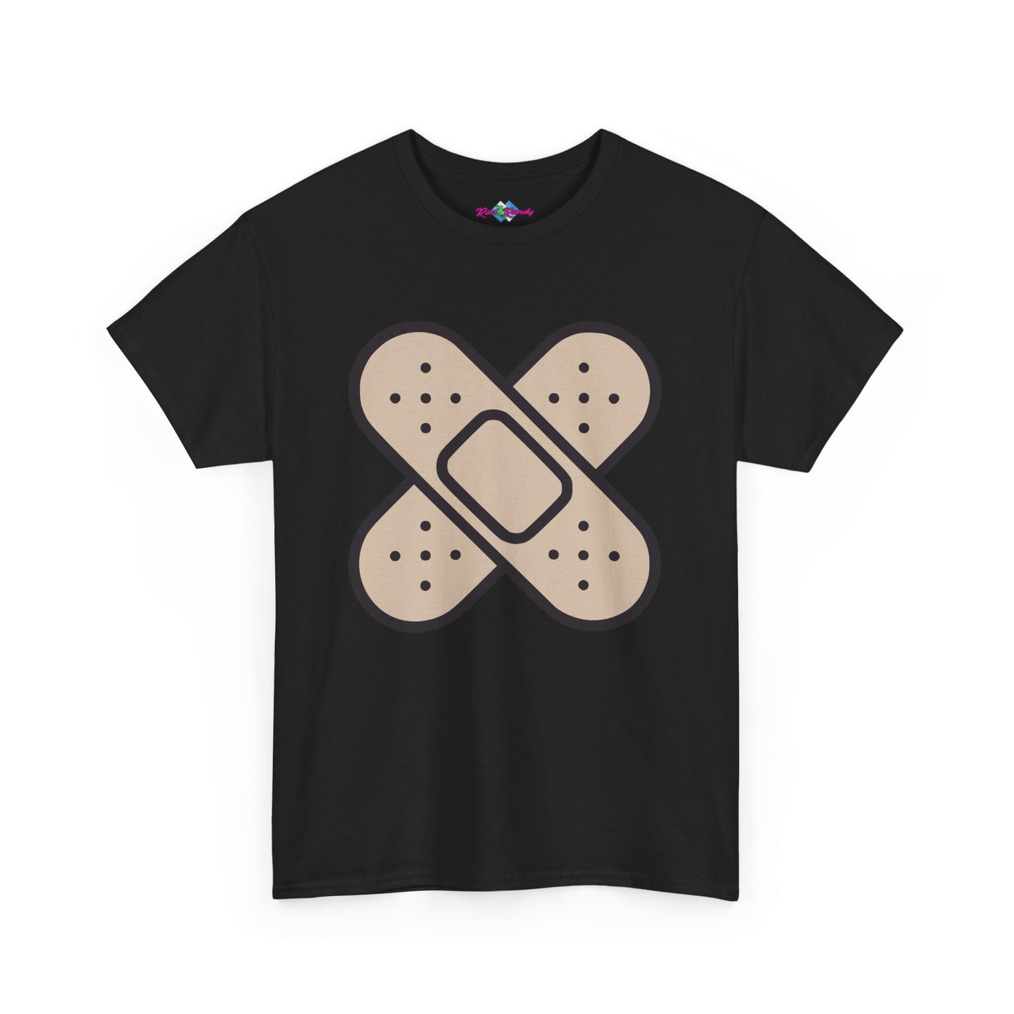 Band Aids. Heavy Cotton T-Shirt