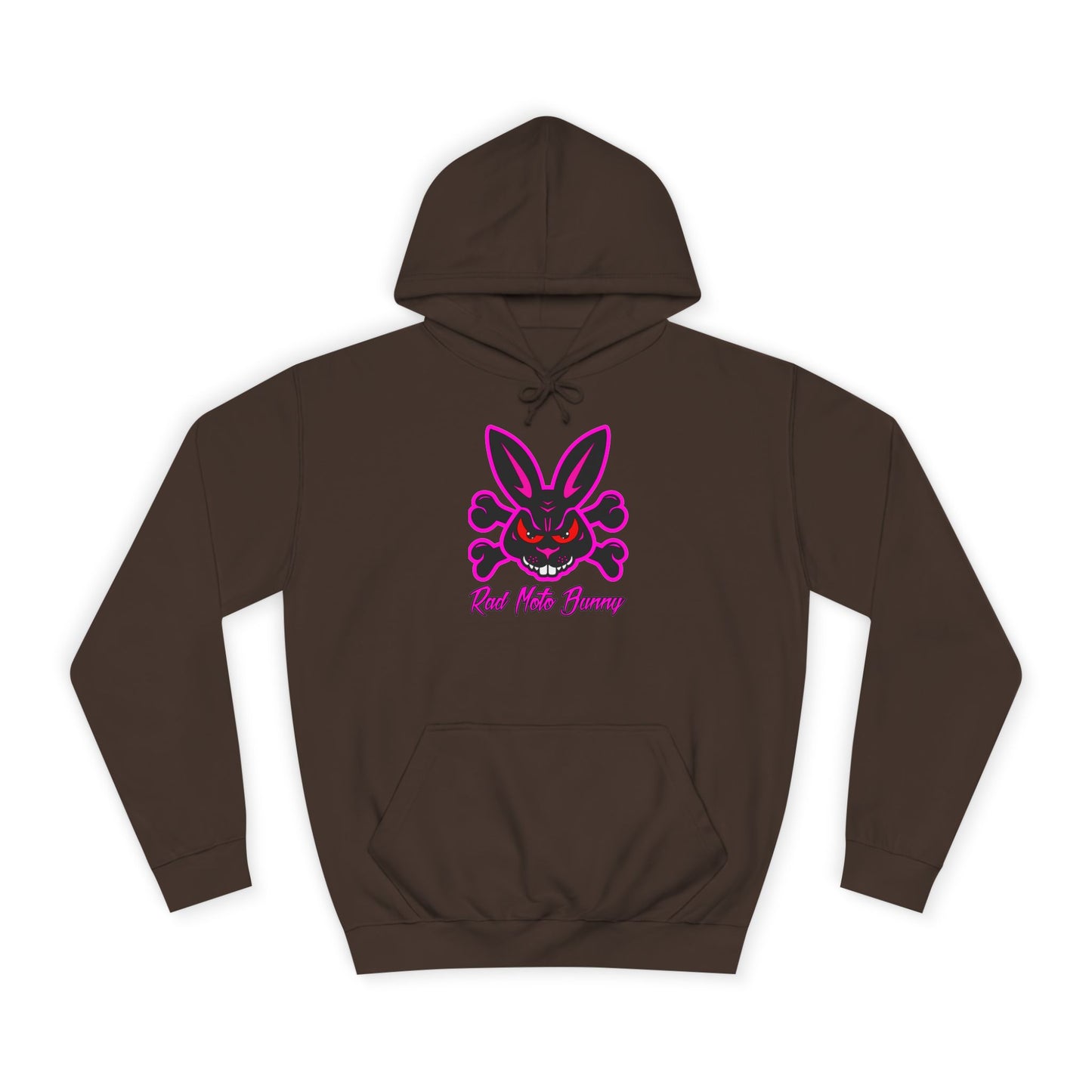 Alien Bunny, Rad Moto Bunny, Unisex Hoodie - Biker Style Sweatshirt for Motorcycle Enthusiasts