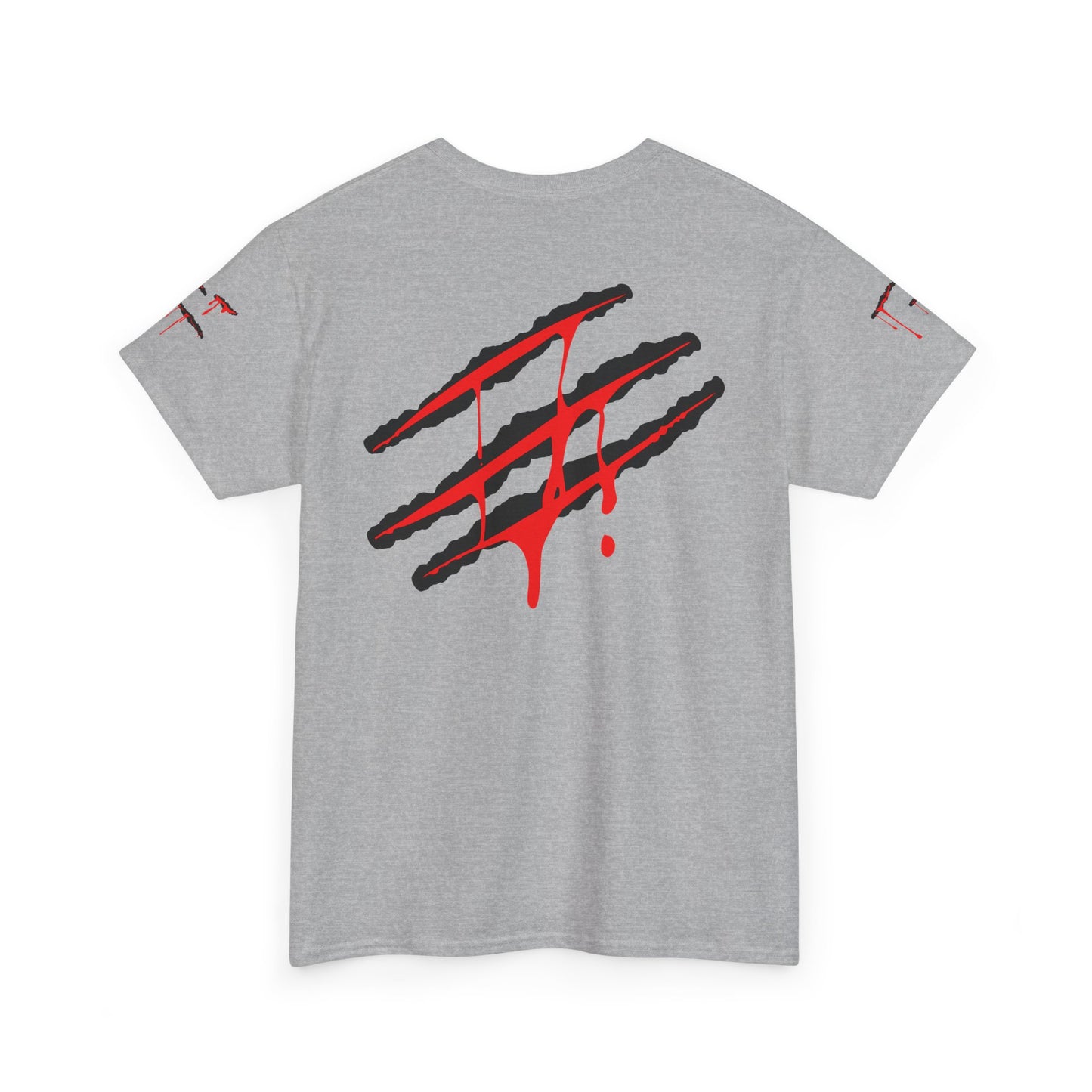 Bloody Scratches. Heavy Cotton T-Shirt