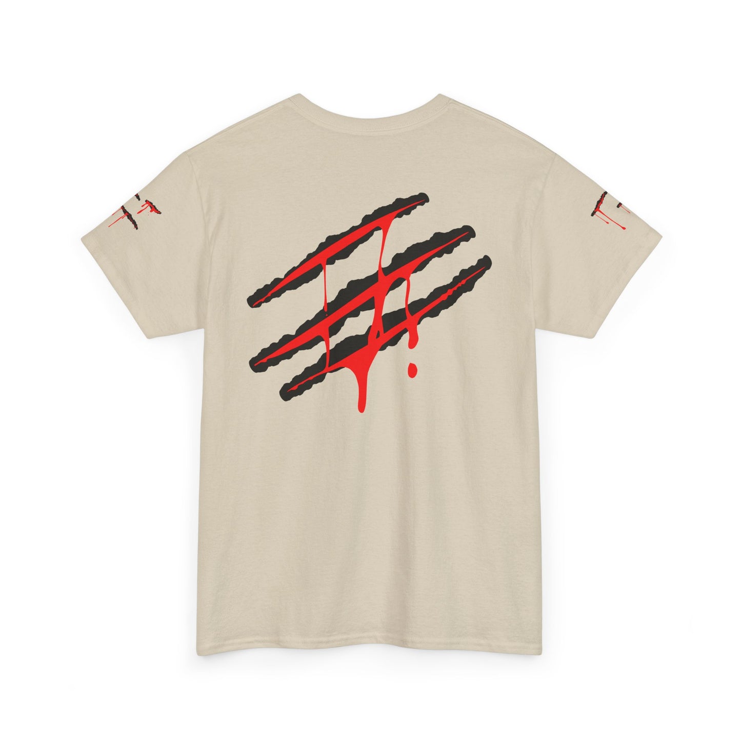 Bloody Scratches. Heavy Cotton T-Shirt