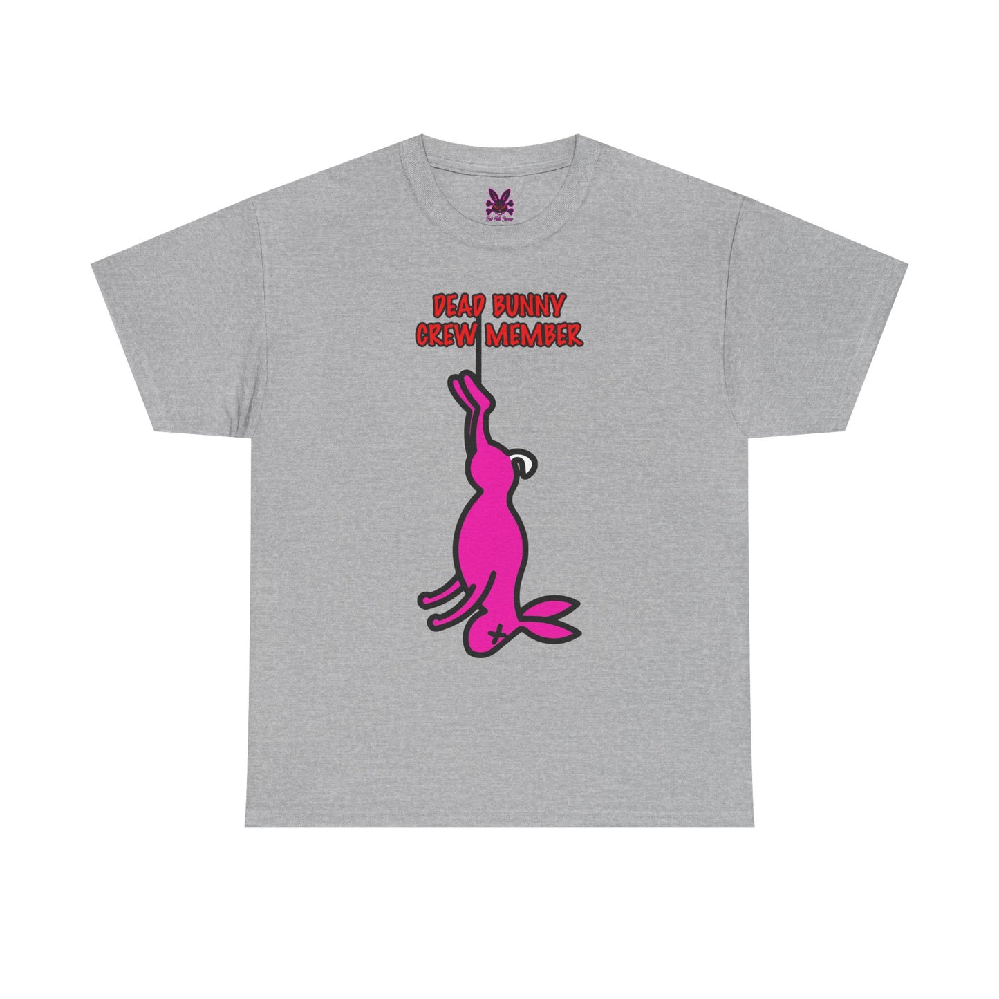 Dead Bunny Crew Member. Rad Moto Bunny, Heavy Cotton T-Shirt