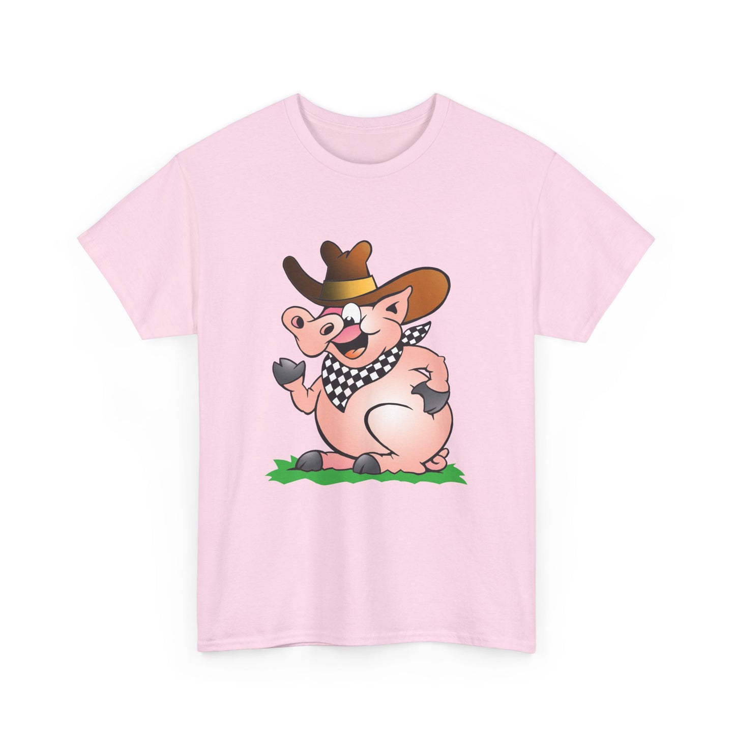 BBQ Pig. Heavy Cotton T-Shirt