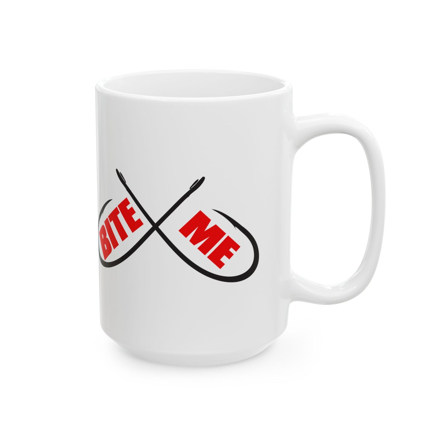 Bite me Fish hooks, Coffee Mug