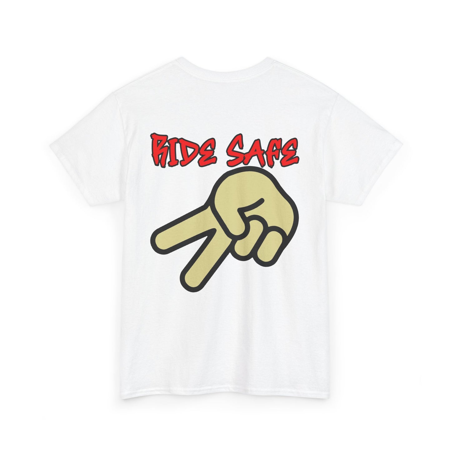 Ride Safe, Rad Moto Bunny, Heavy Cotton T-Shirt