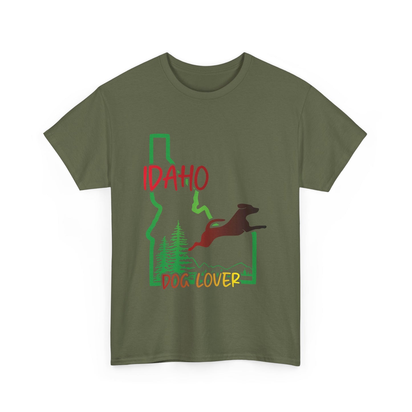 Idaho Dog Lover. Heavy Cotton T-Shirt