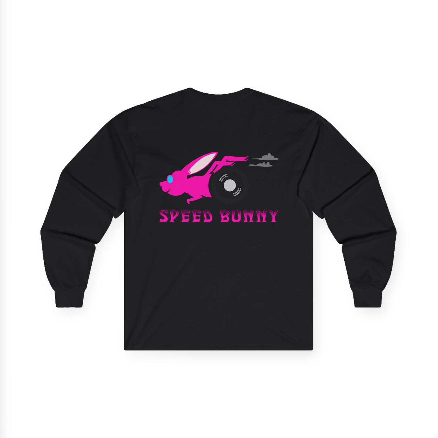 Speed Bunny, Rad Moto Bunny, Unisex Long Sleeve Tee - Bold Graphic T-Shirt for Motorcycle Enthusiasts