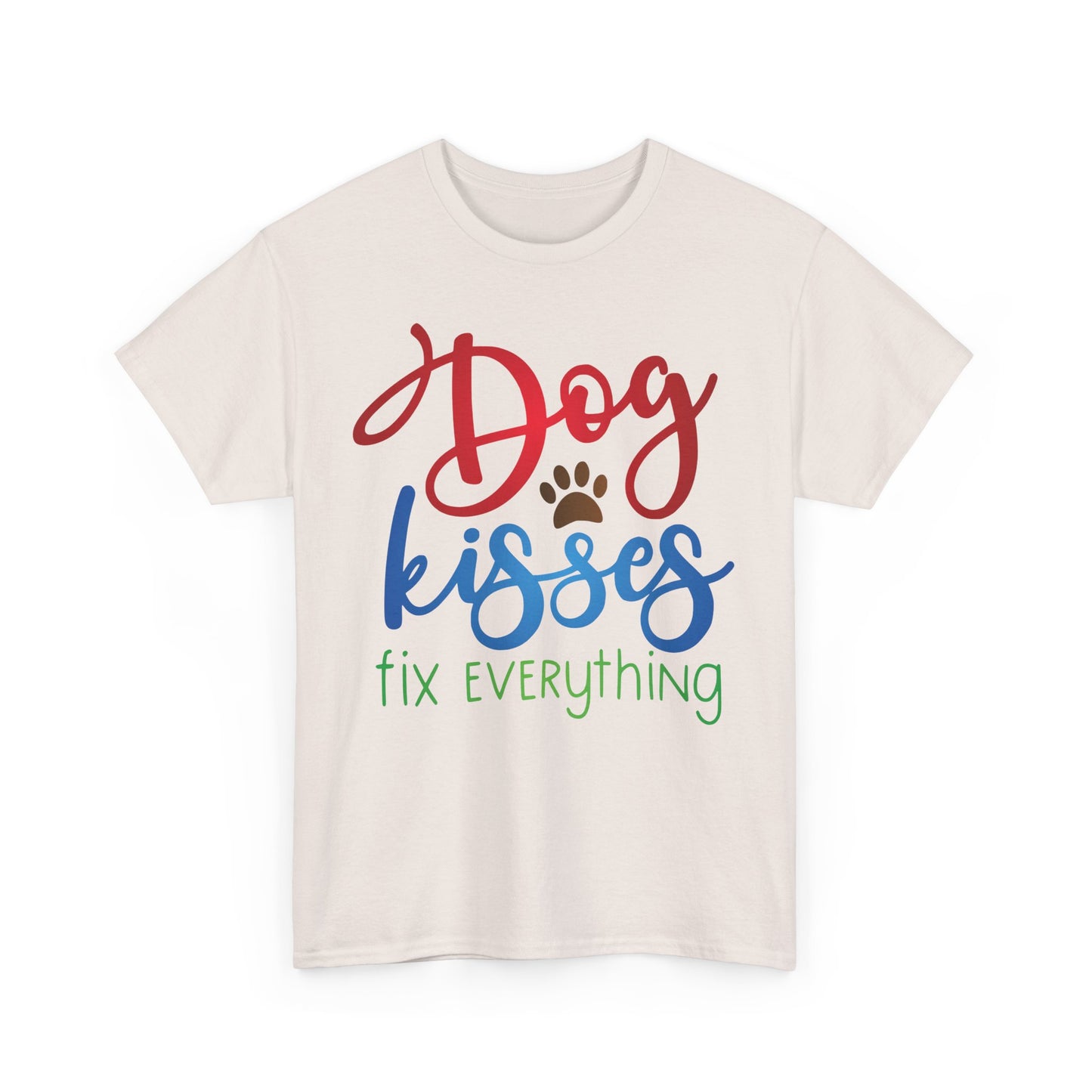 Dog Kisses. Heavy Cotton T-Shirt