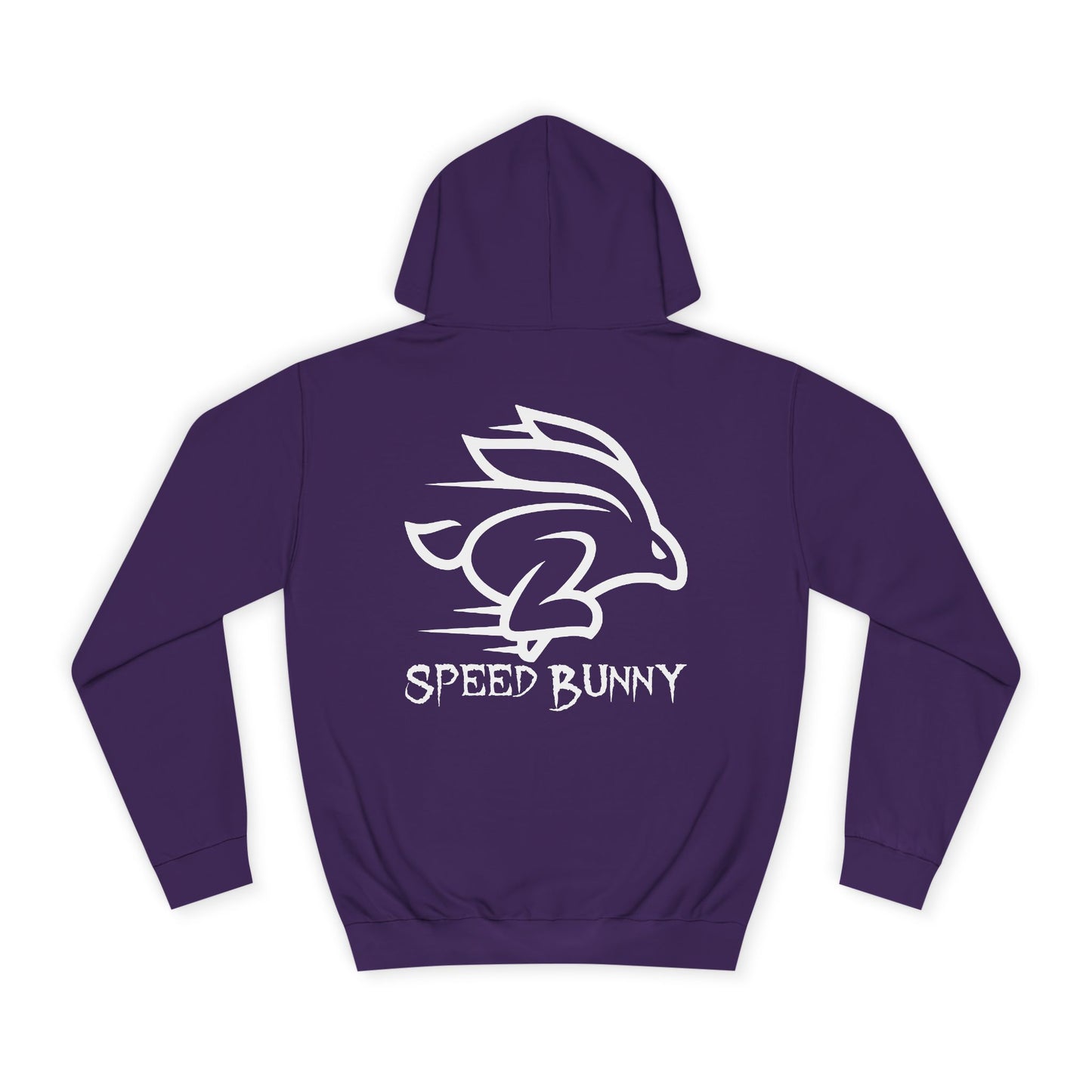 Speed Bunny, Rad Moto Bunny, Unisex Hoodie - Biker Style Sweatshirt for Motorcycle Enthusiasts