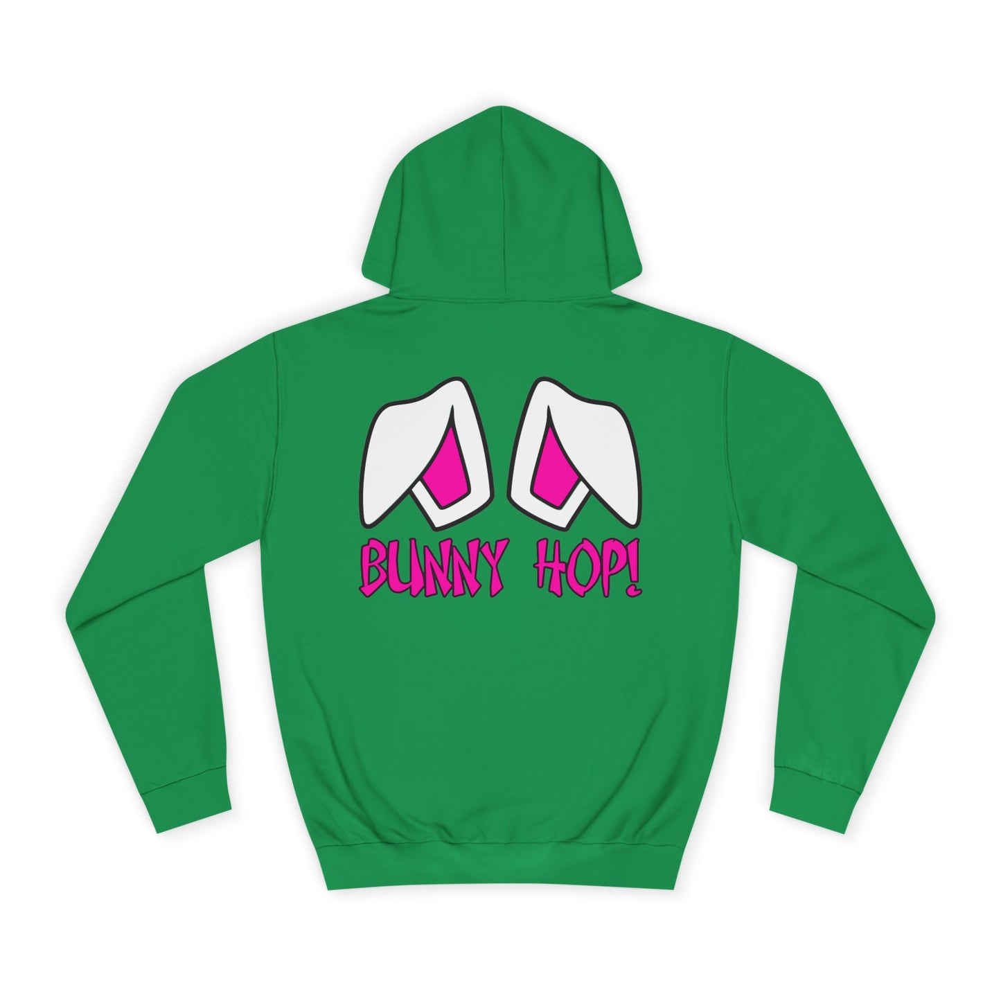 Bunny Hop!, Rad Moto Bunny, Unisex Hoodie - Biker Style Sweatshirt for Motorcycle Enthusiasts