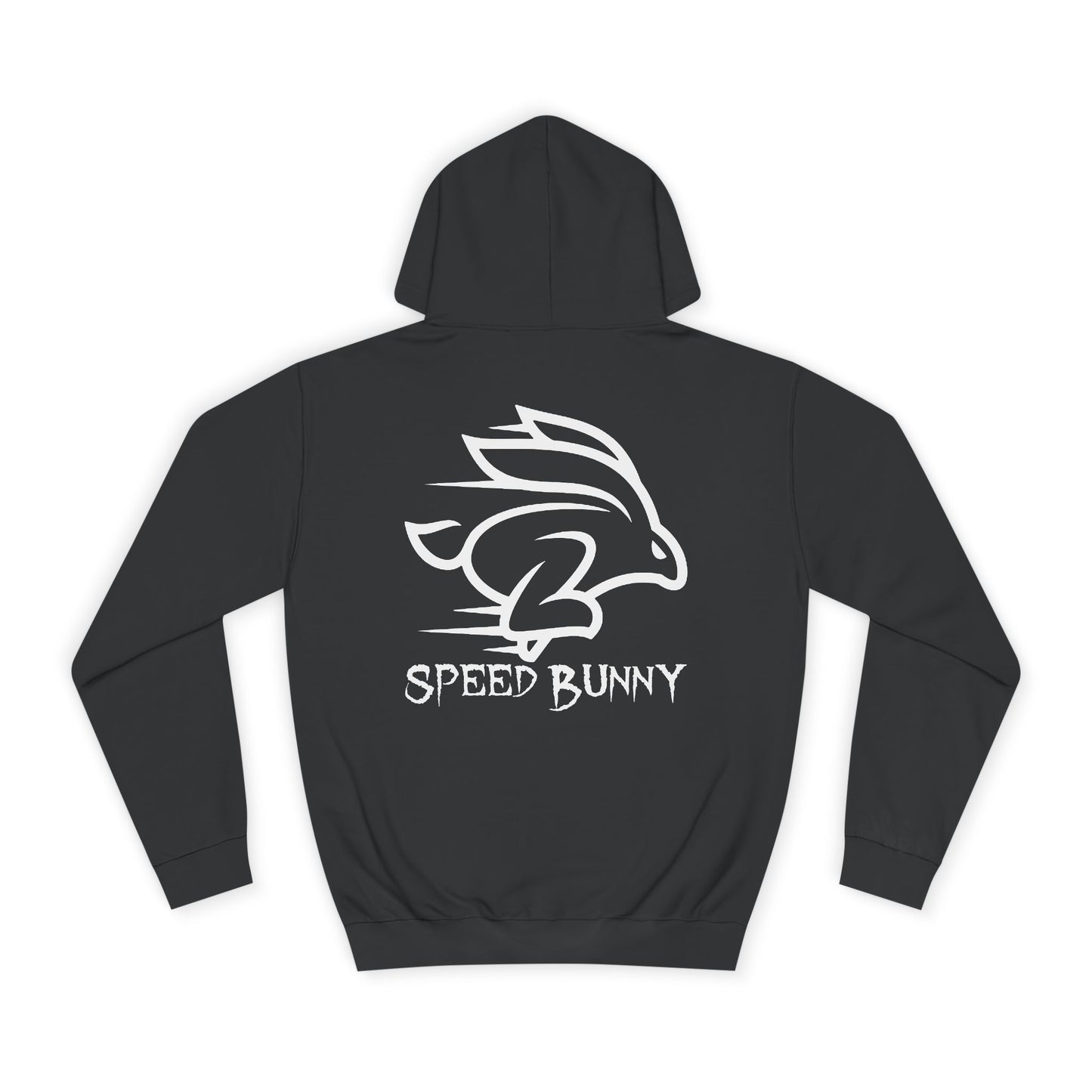 Speed Bunny, Rad Moto Bunny, Unisex Hoodie - Biker Style Sweatshirt for Motorcycle Enthusiasts