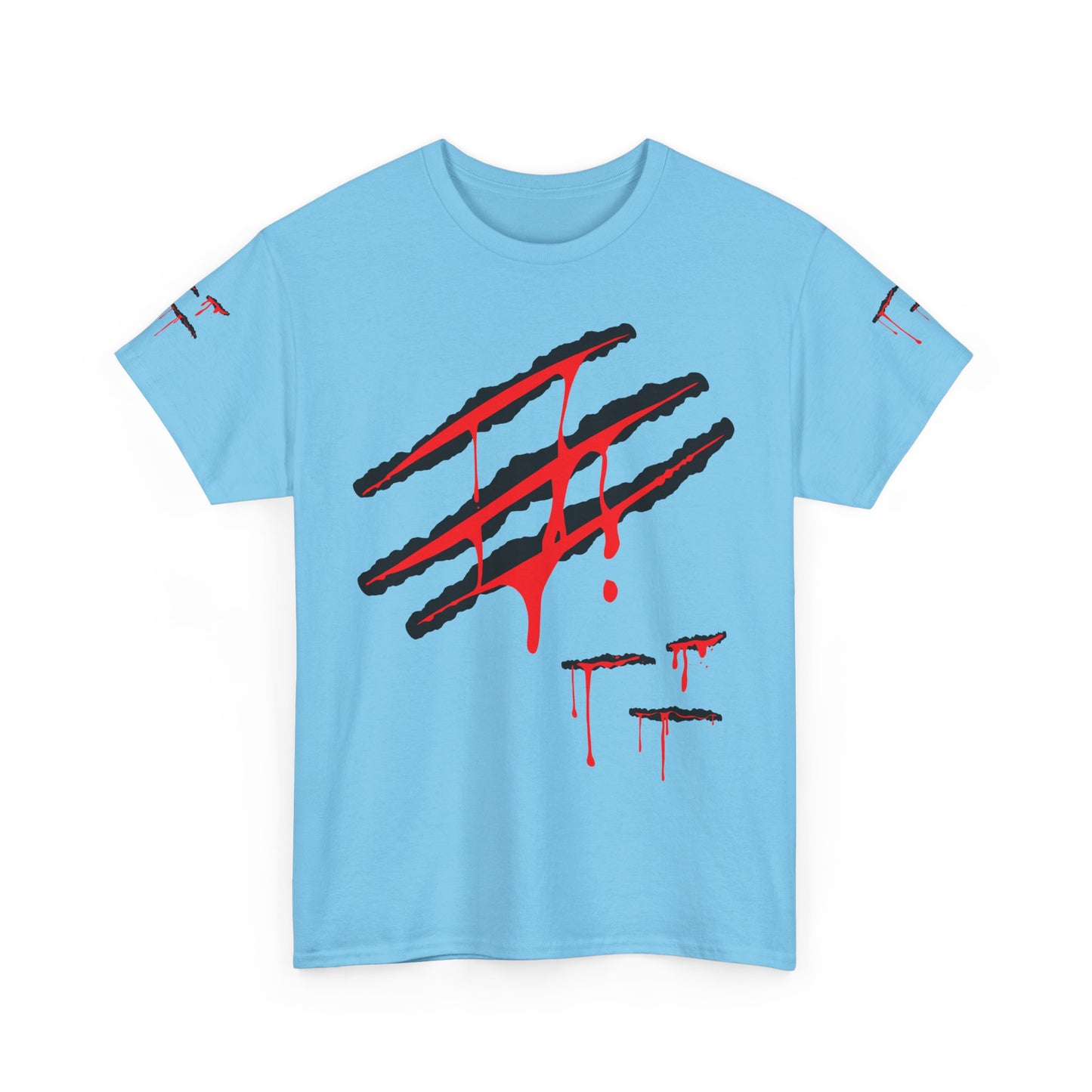 Bloody Scratches. Heavy Cotton T-Shirt
