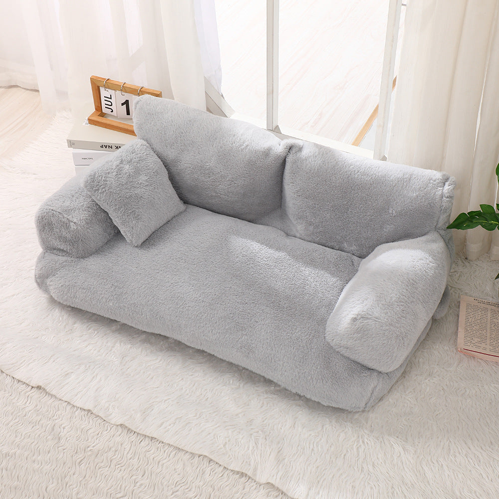 Plush Rabbit Pet Sofa