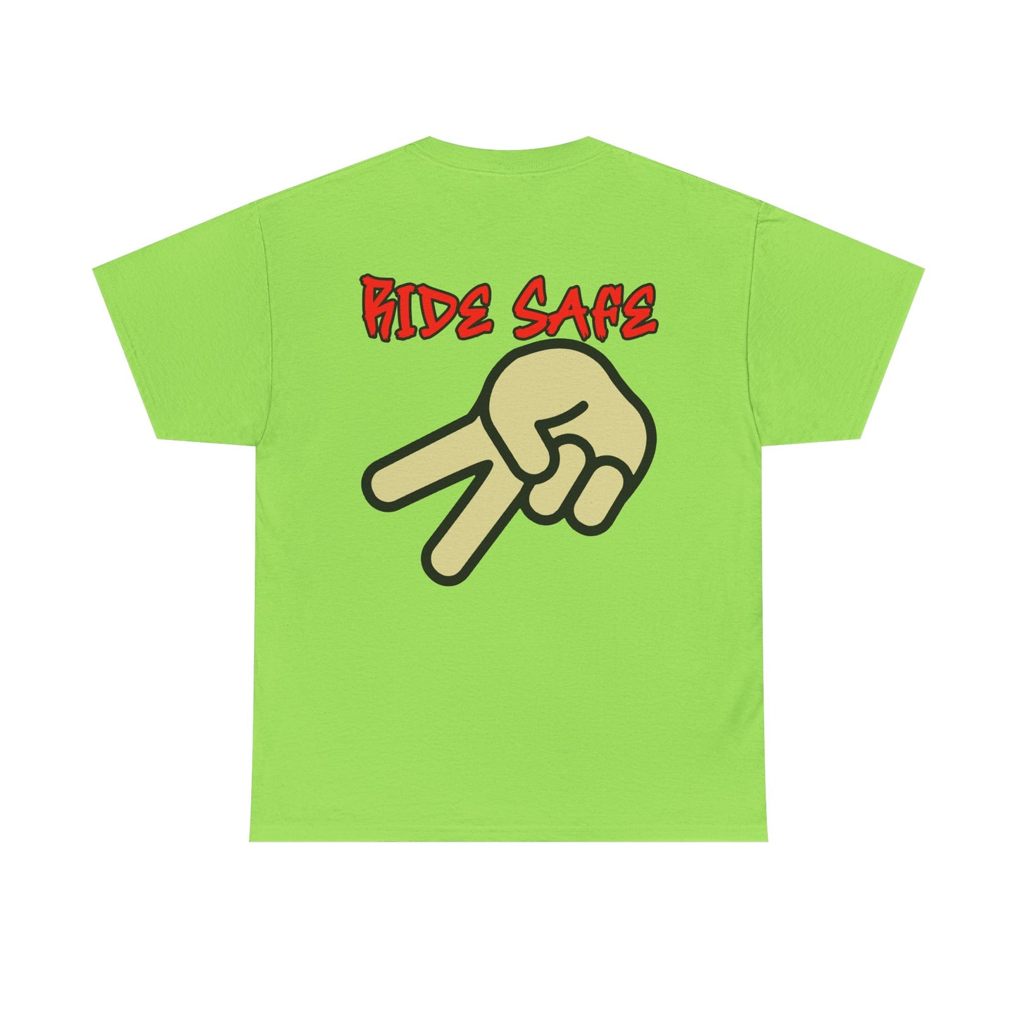 Ride Safe, Rad Moto Bunny, Heavy Cotton T-Shirt