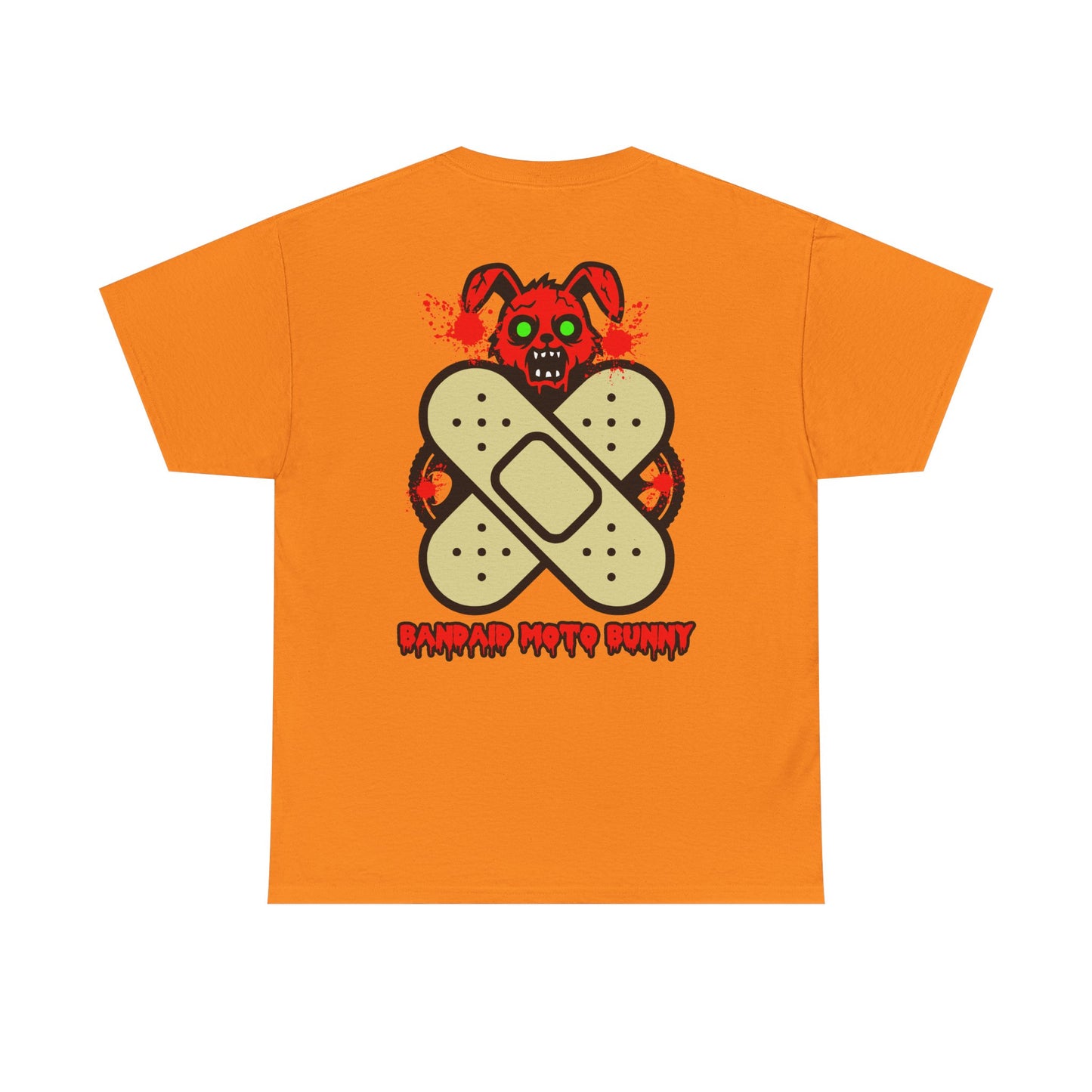 Bandaid Moto Bunny, Rad Moto Bunny, Heavy Cotton T-Shirt