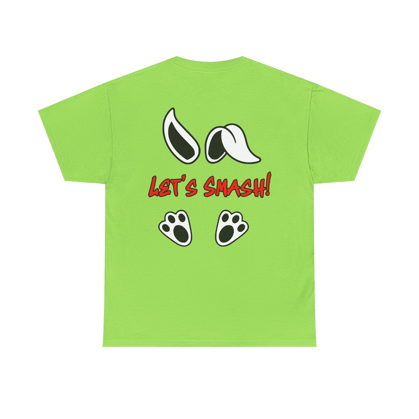 Let's Smash!, Rad Moto Bunny, Heavy Cotton T-Shirt