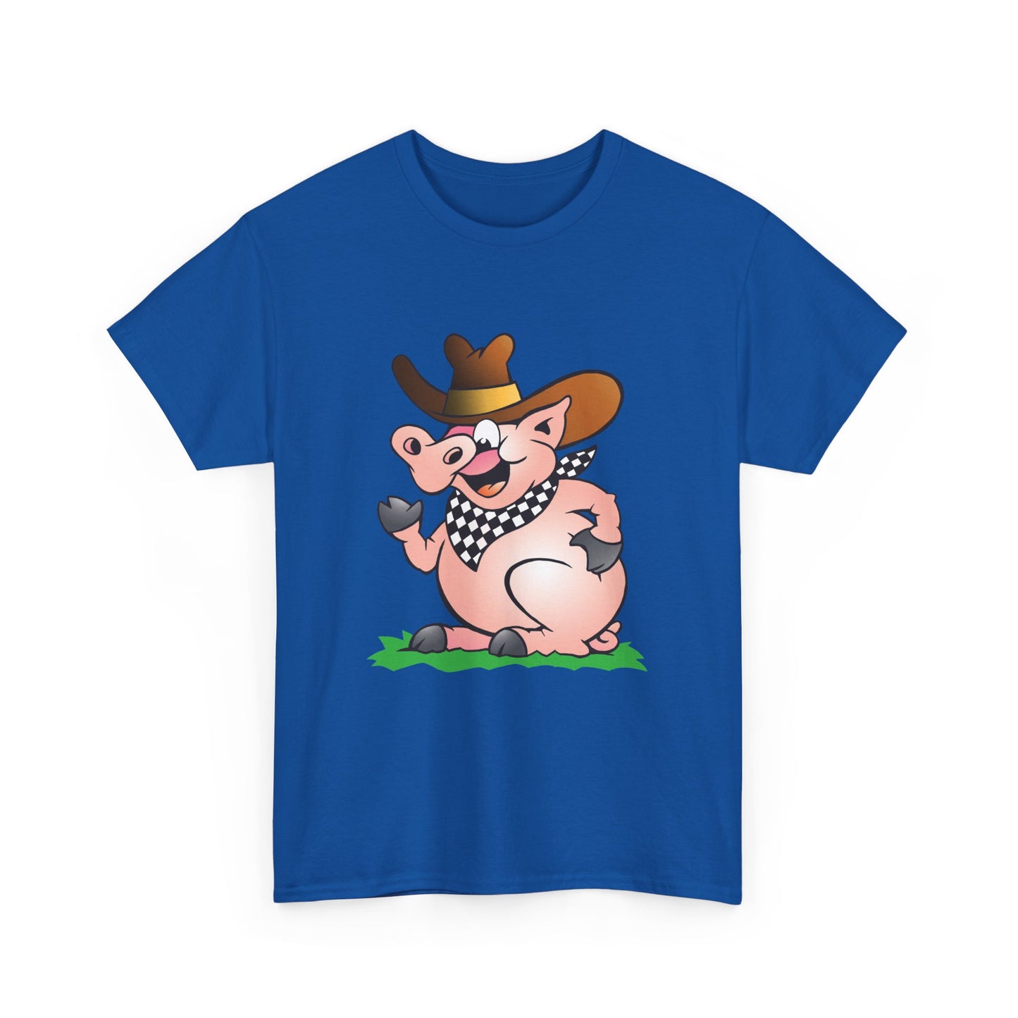 BBQ Pig. Heavy Cotton T-Shirt