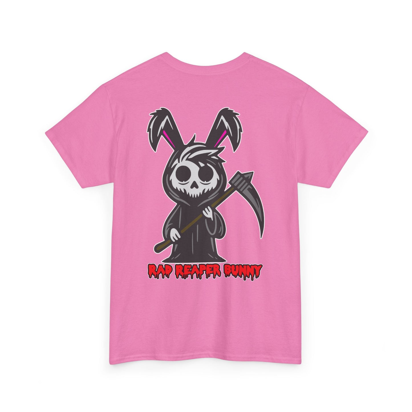 Rad Reaper Bunny, Rad Moto Bunny, Heavy Cotton T-Shirt