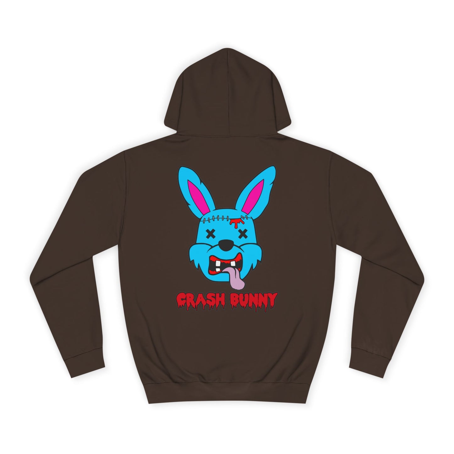 Crash Bunny, Rad Moto Bunny, Unisex Hoodie - Biker Style Sweatshirt for Motorcycle Enthusiasts
