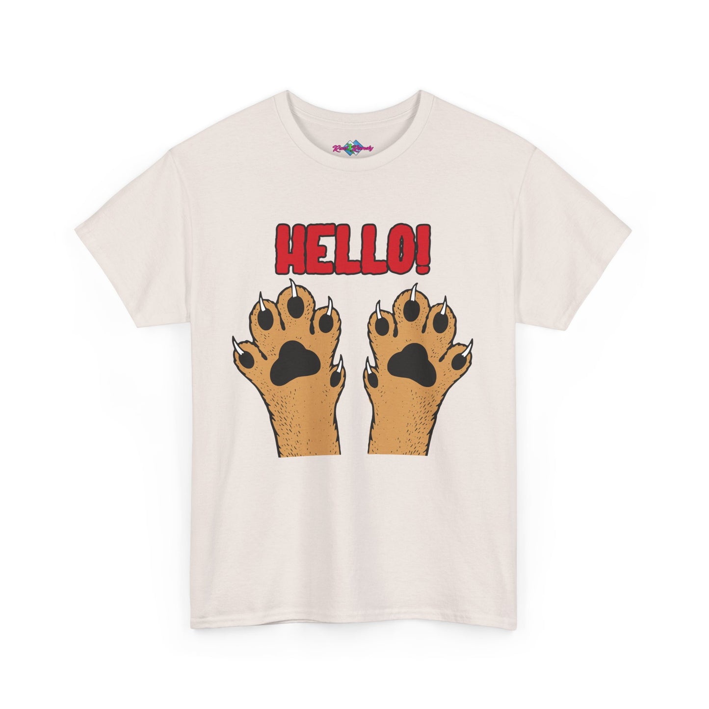 Hello Paws. Heavy Cotton T-Shirt
