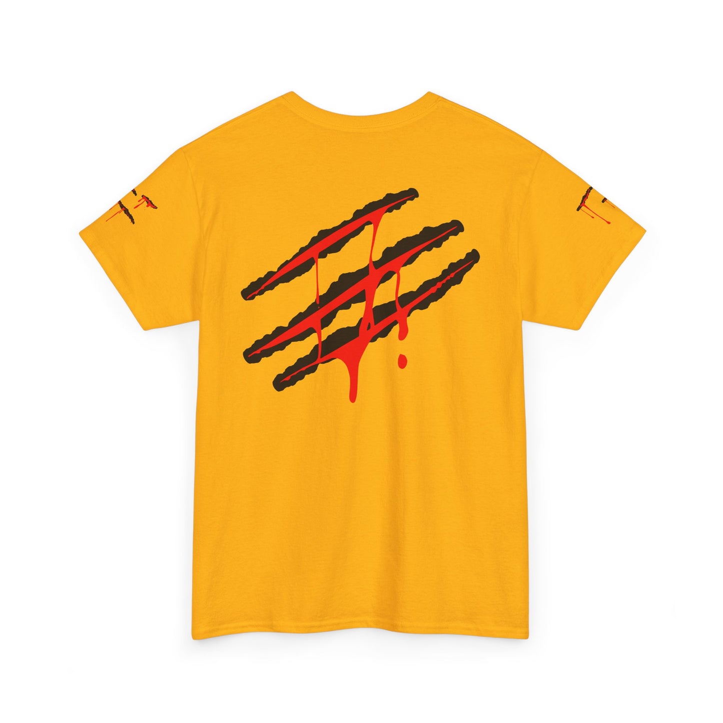 Bloody Scratches. Heavy Cotton T-Shirt