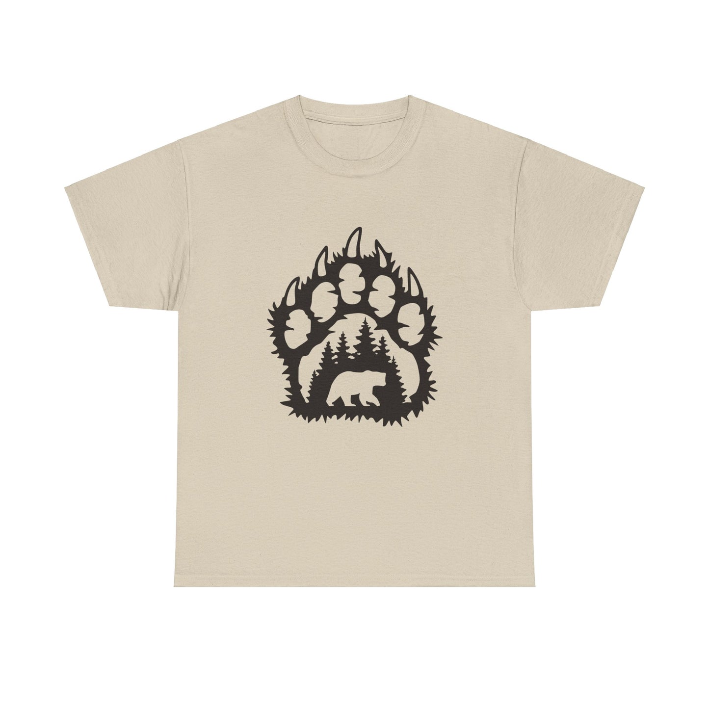 Bear Paw. Heavy Cotton T-Shirt