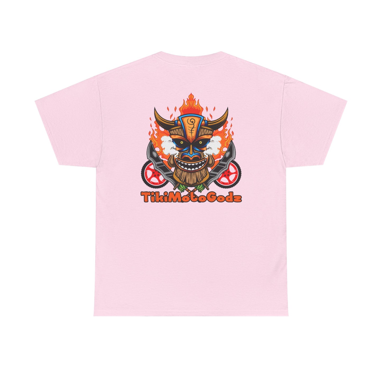 Tiki Moto Godz. Heavy Cotton T-Shirt