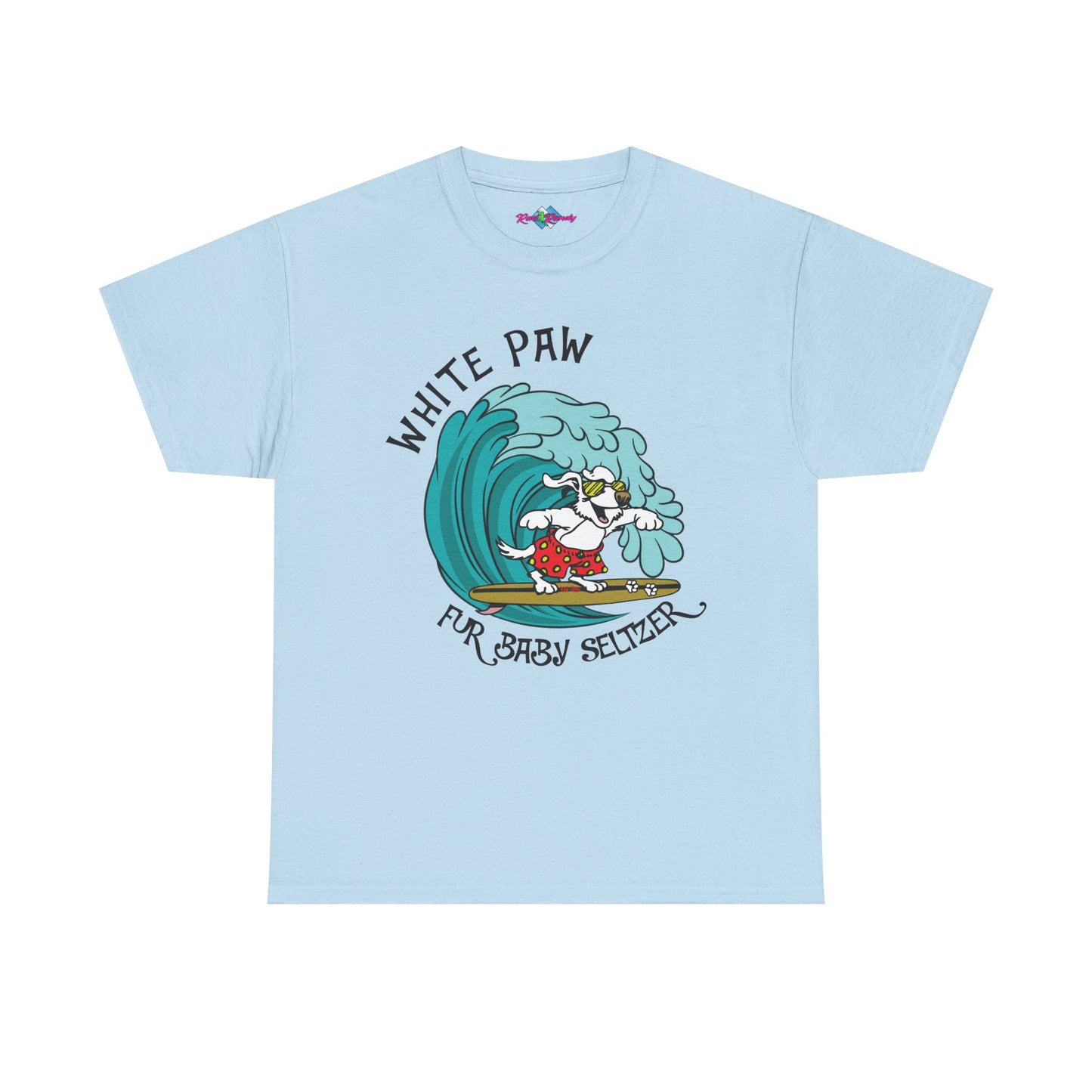 White Paw. Heavy Cotton T-Shirt