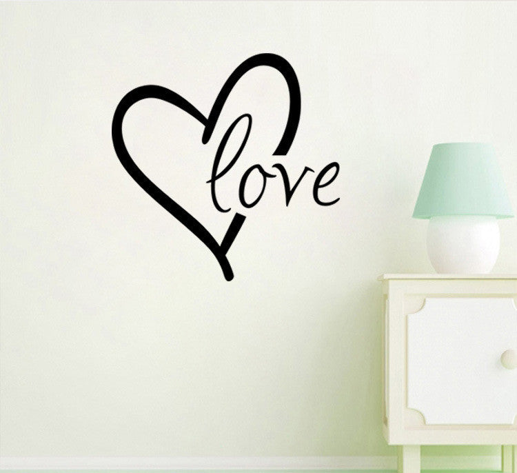 Carved Heart Wall Sticker