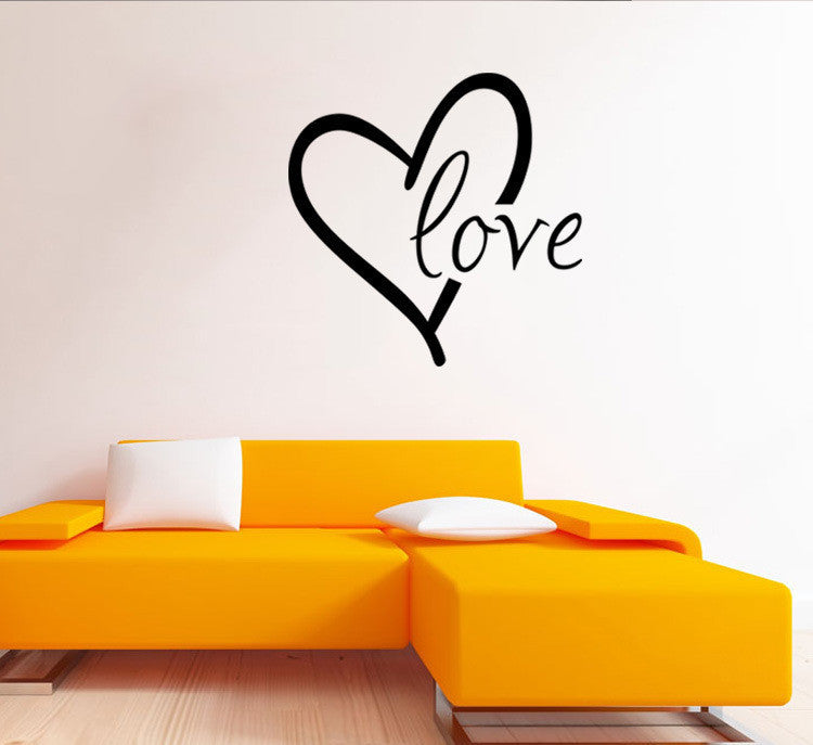 Carved Heart Wall Sticker