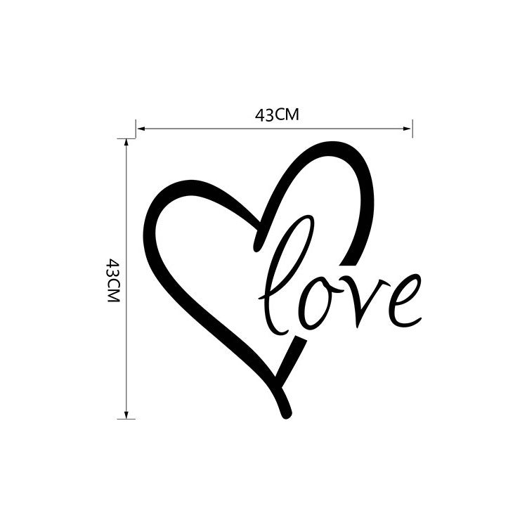 Carved Heart Wall Sticker