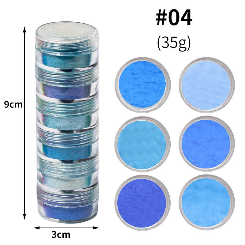 6 Color set Pearl Powder