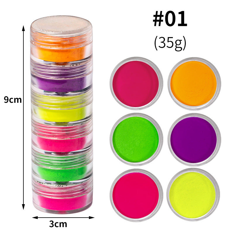 6 Color set Pearl Powder