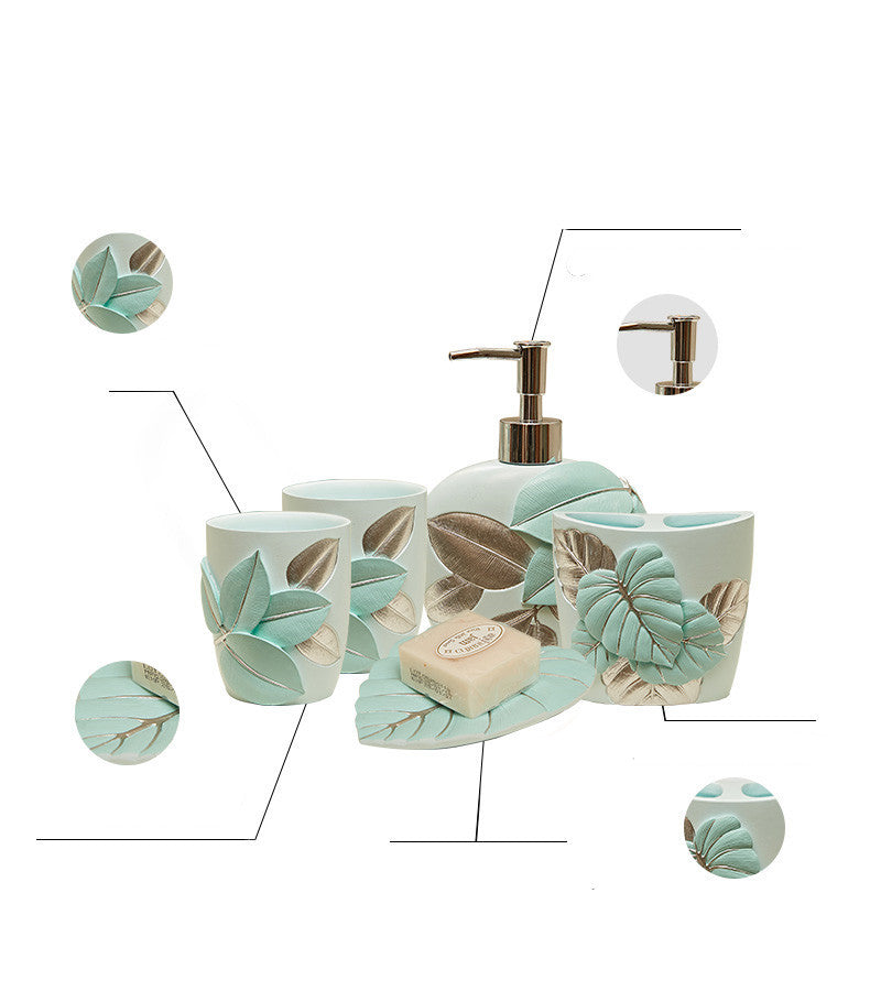 Luxury Five-piece Bathroom Set