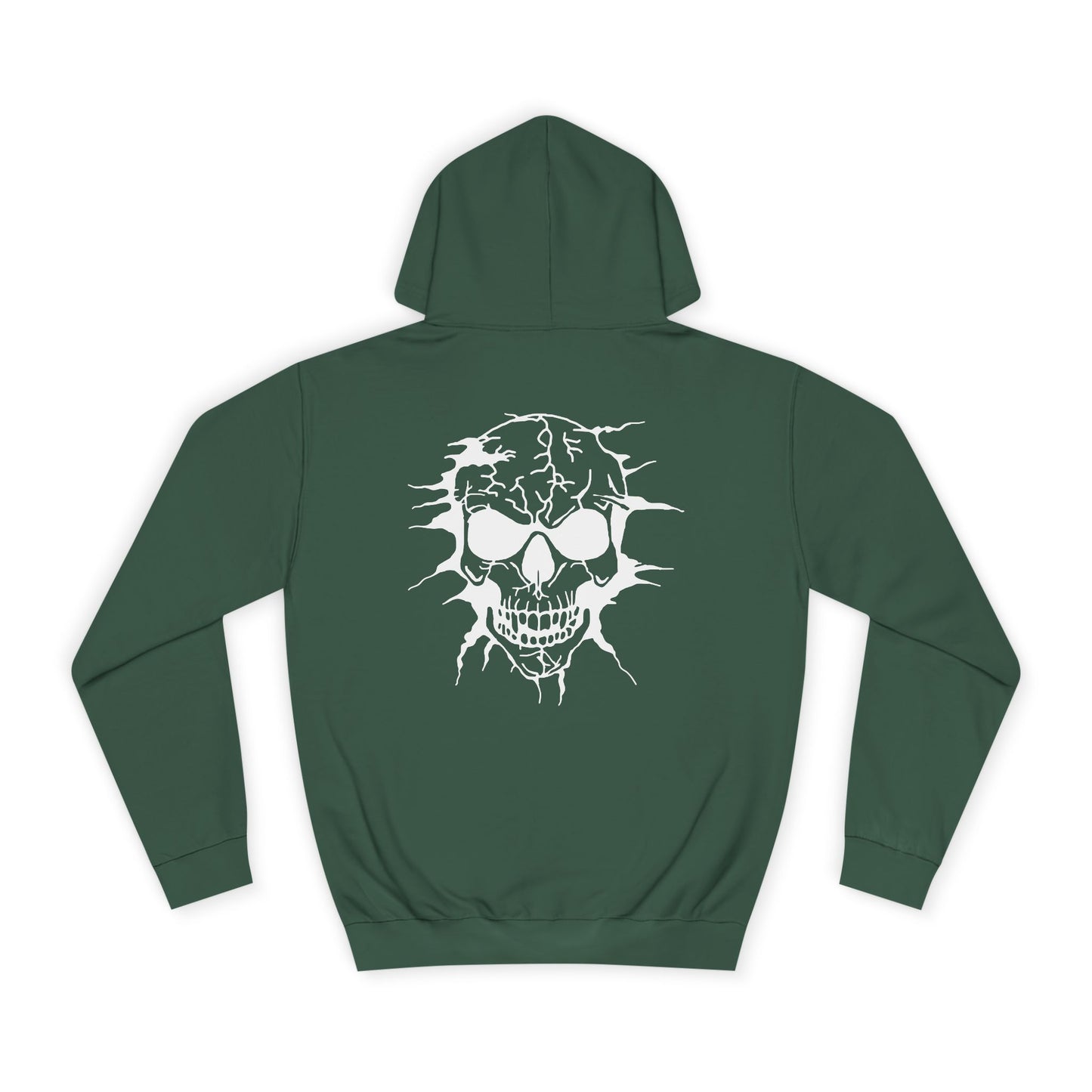 Breakout Skull, Rad Moto Bunny, Unisex Hoodie - Biker Style Sweatshirt for Motorcycle Enthusiasts