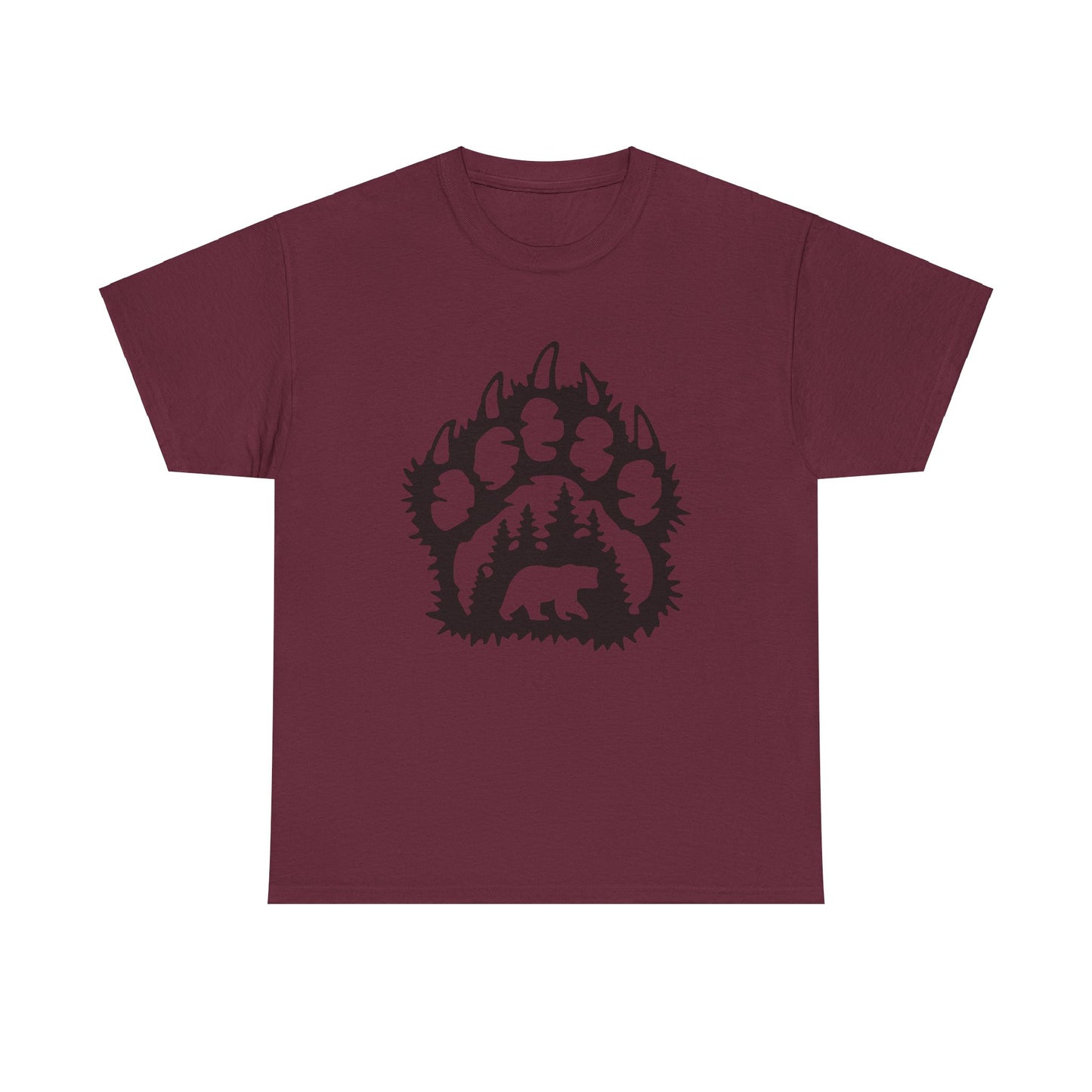 Bear Paw. Heavy Cotton T-Shirt