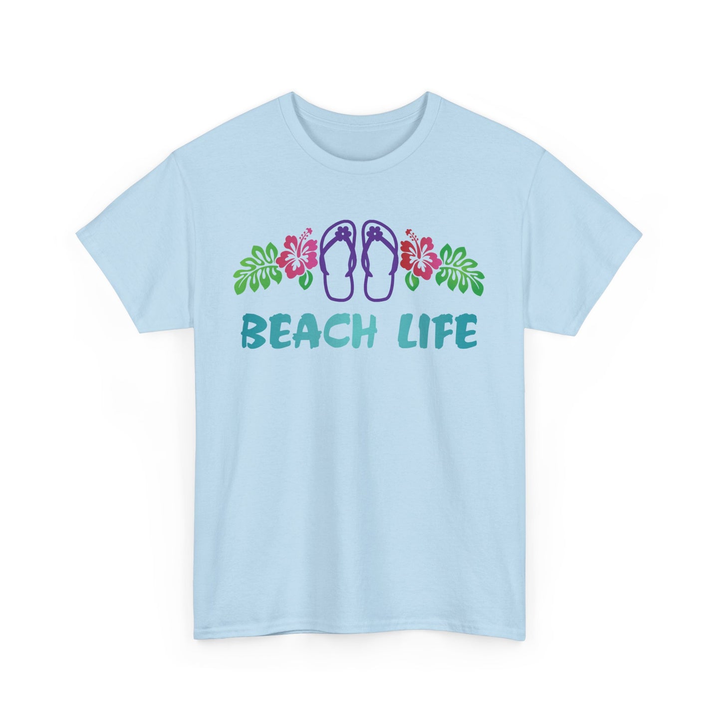 Beach Life. Heavy Cotton T-Shirt