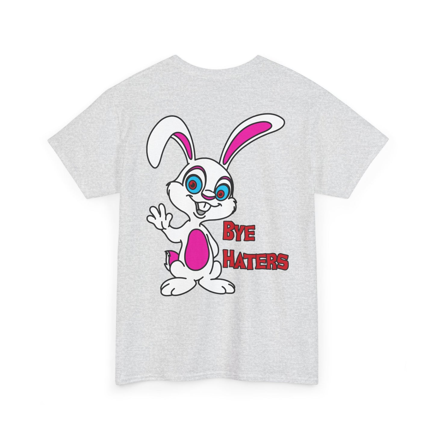 Bye Haters Bunny, Rad Moto Bunny, Heavy Cotton T-Shirt