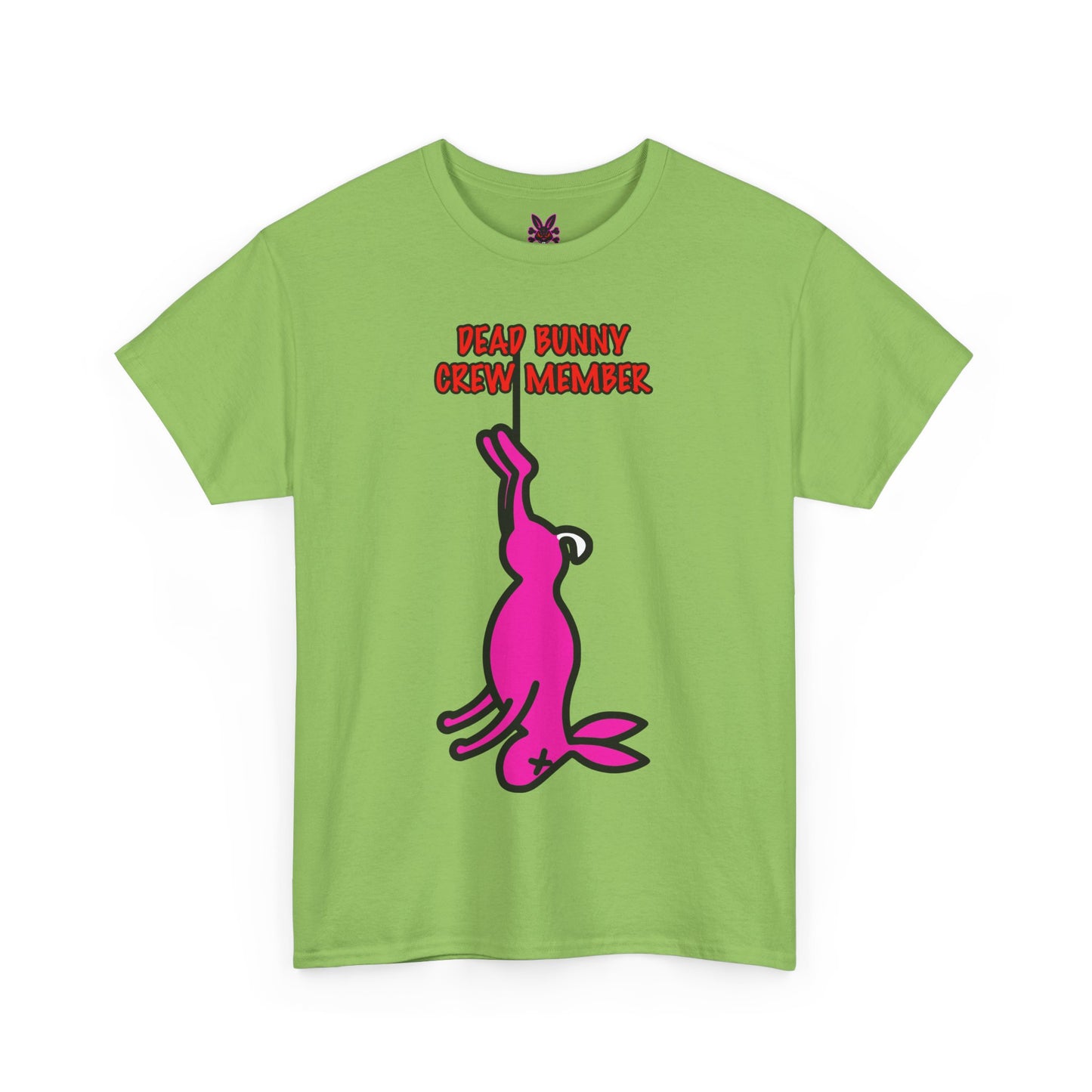 Dead Bunny Crew Member. Rad Moto Bunny, Heavy Cotton T-Shirt