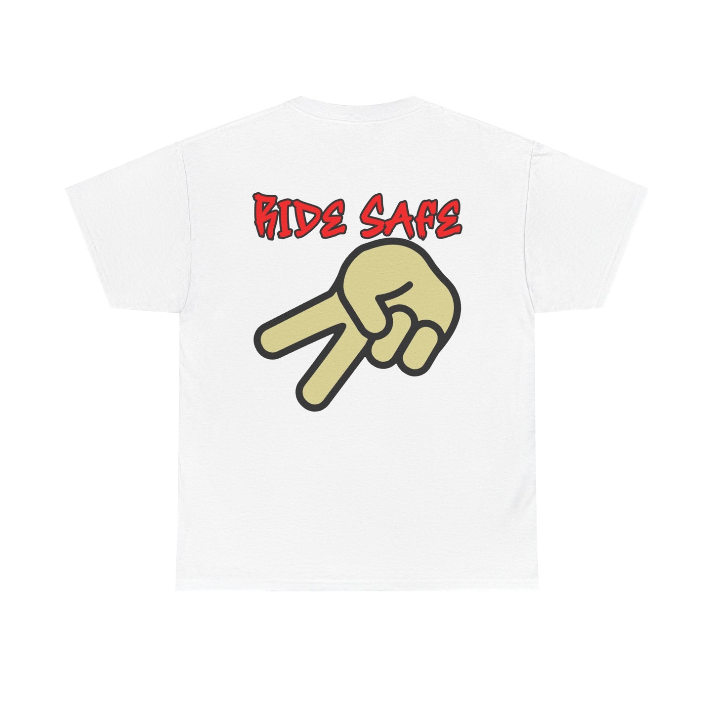 Ride Safe, Rad Moto Bunny, Heavy Cotton T-Shirt