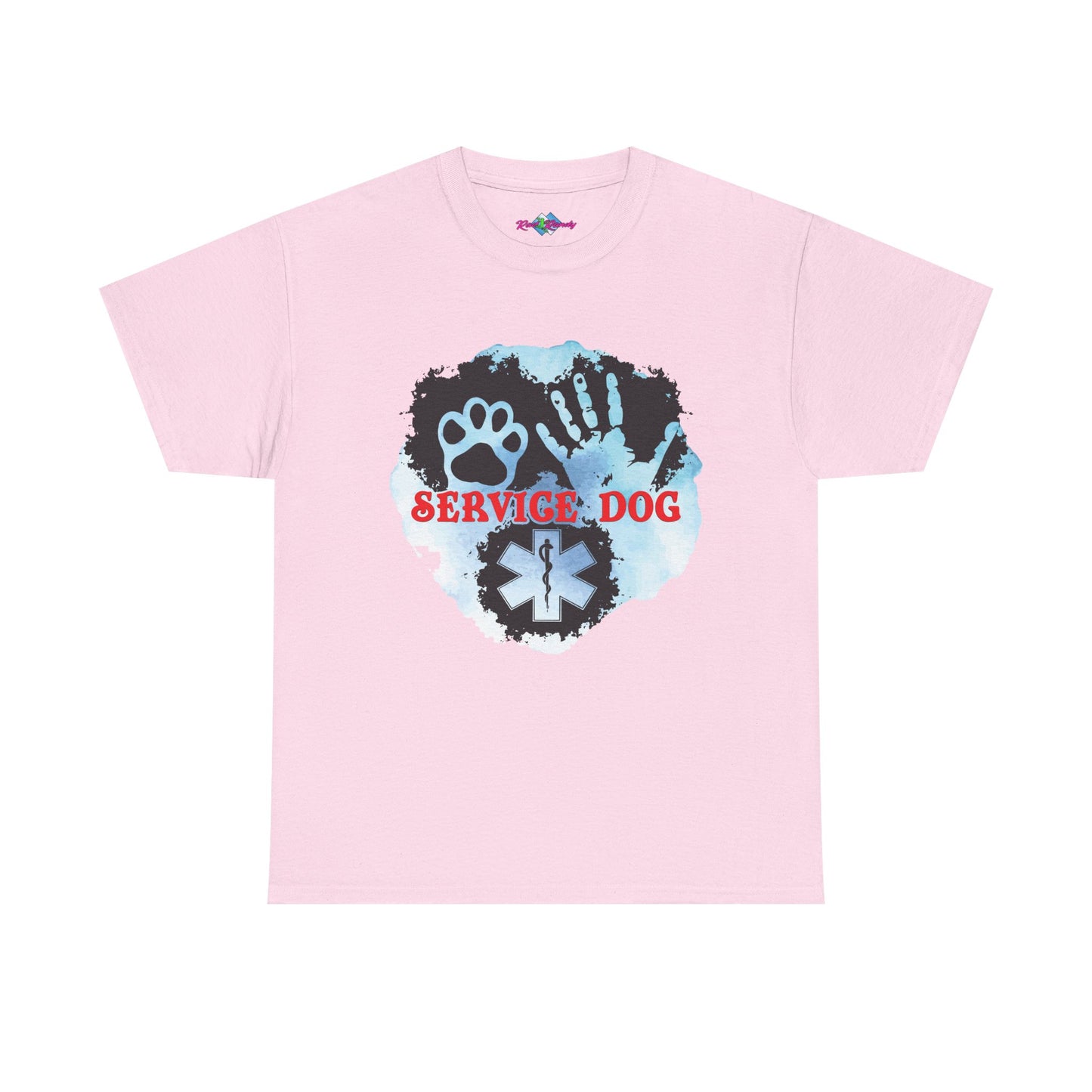 Best Friends, Service Dog. Heavy Cotton T-Shirt